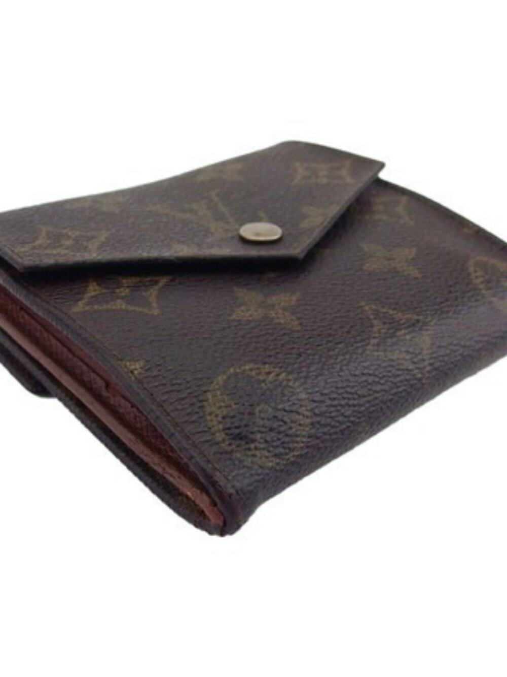 LOUIS VUITTON W hook wallet monogram beige monogram canvas Authentic Used - Picture 4 of 8